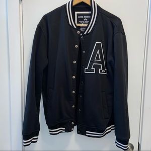 Alpha Industries Black and White Jacket Size XL